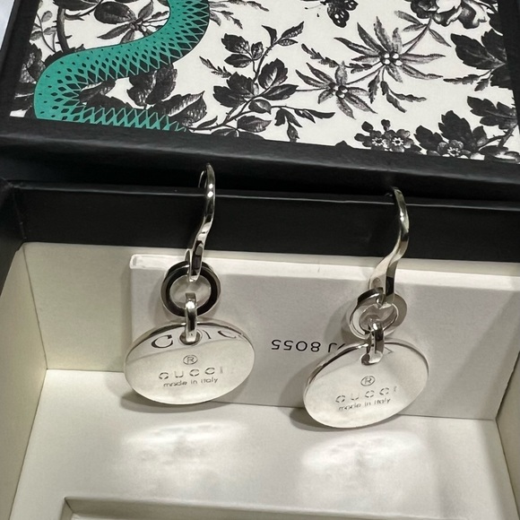 Gucci Round Disc Earring925 sterling silver - Picture 3 of 7